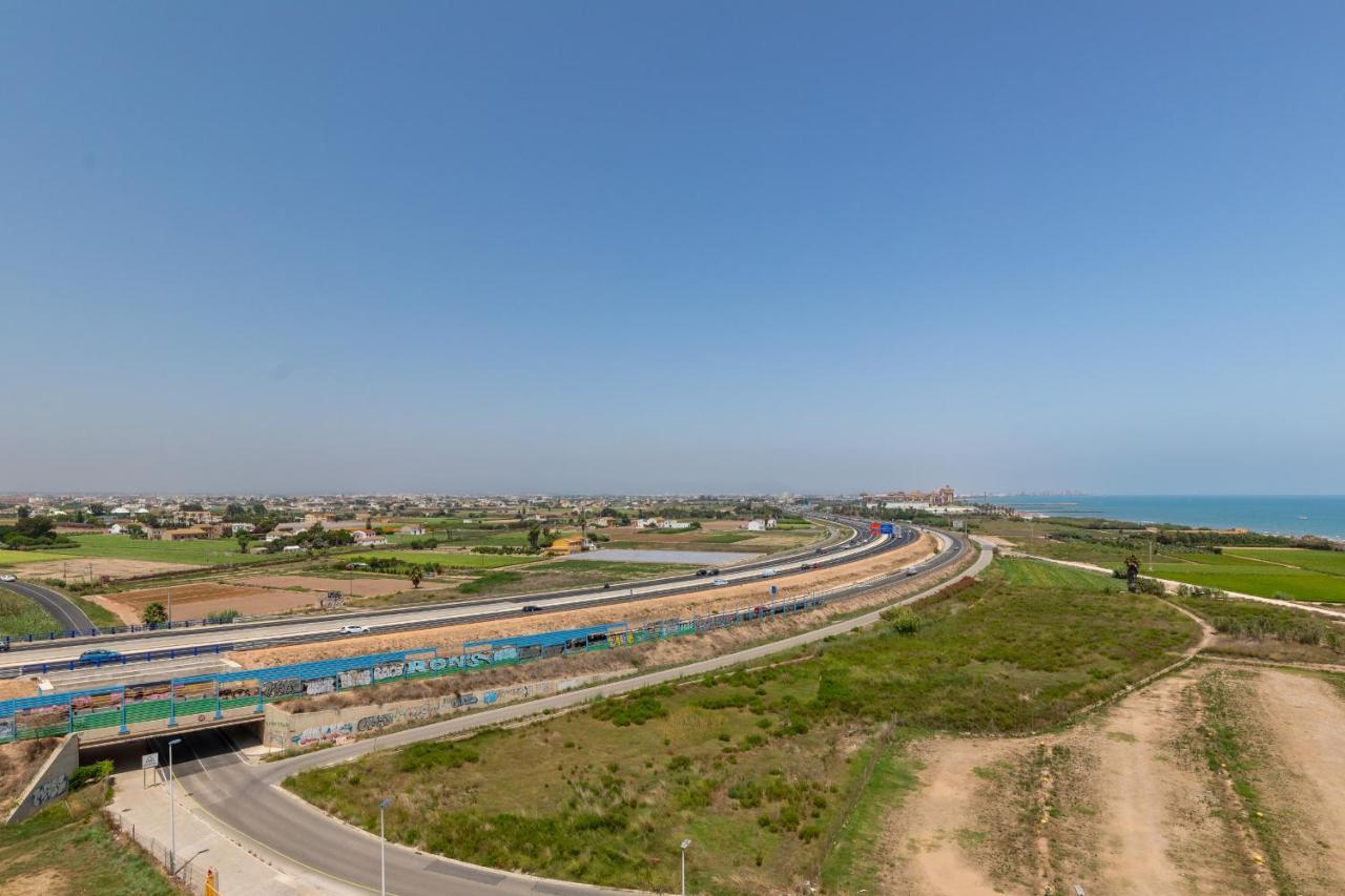 Apartup Patacona Surfing Beach Valencia Bagian luar foto